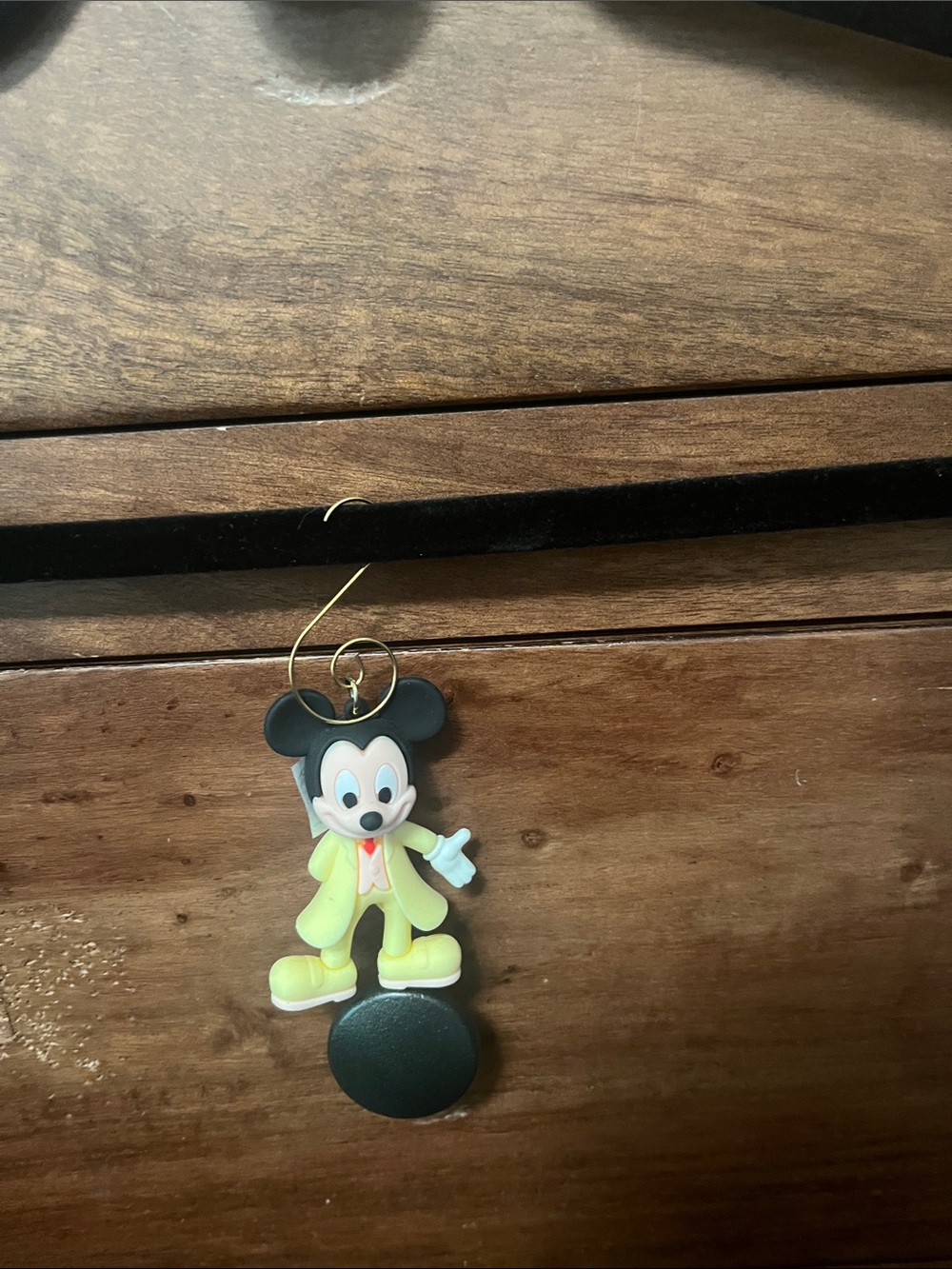 Disney Yellow Mickey Mouse ornament